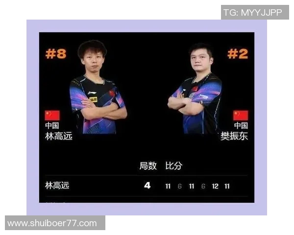 樊振东与林高远激战乒乓球赛场谁将成为新一代乒坛霸主